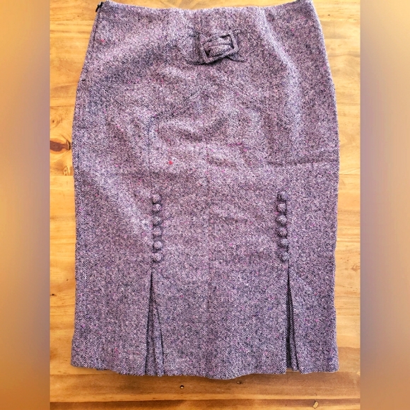 Pleat Pencil Skirt - Picture 3 of 8